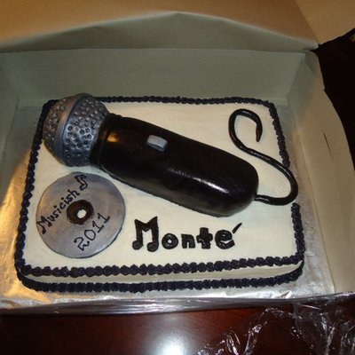 Microphone Cake