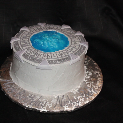 Stargate Atlantis Birthday Cake