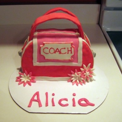 Coach Purse Cake