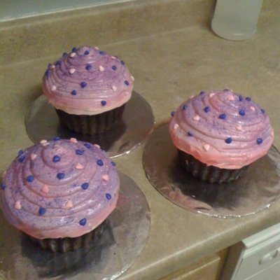 Giant Birthday Cupcakes