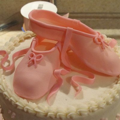 Gumpaste Ballet Shoes
