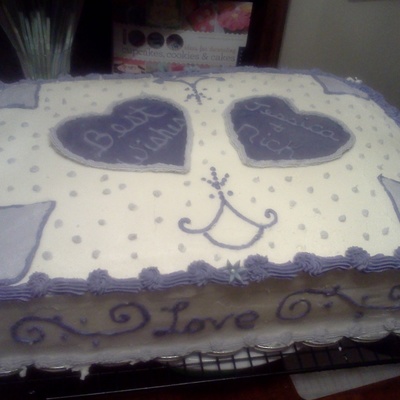 Purple Hearts Bridal Shower