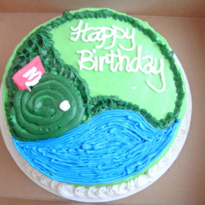 Golf Birthday Cake