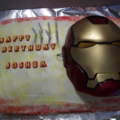 Iron Man Cake