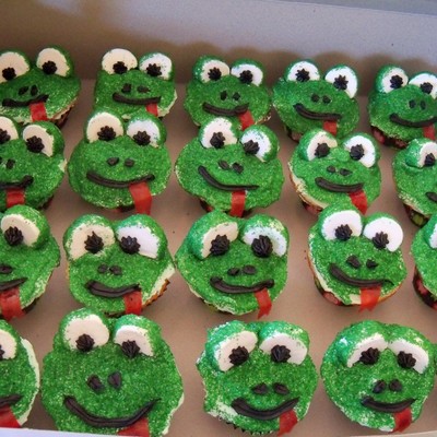 Froggy Cupcakes
