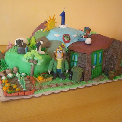 Shaun The Sheep Birthday Cake