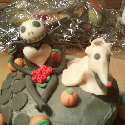 Nightmare Before Halloween Cake