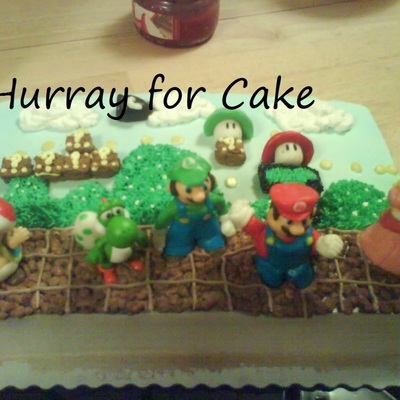 Mario Brothers Cake