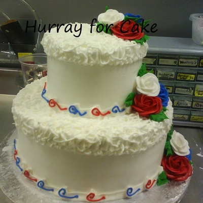 4 Of July Wedding Cake