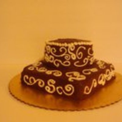 Small Two-Tiered Cake