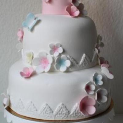 Romantic Cake With A Touch Of Spring