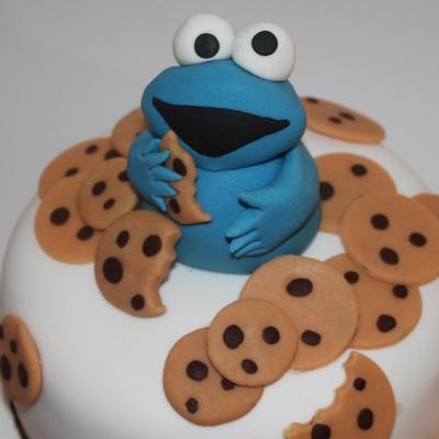 Cookie Monster Cake
