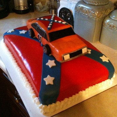 Dukes Of Hazzard General Lee Cake