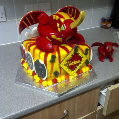 Bakugan Cake