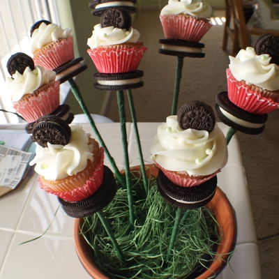 Cupcake Skewer Boquet