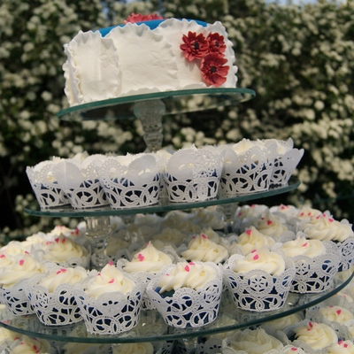 Cupcake Cake Wedding Cake