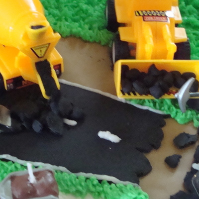 Construction Themed Babyshower Cake!