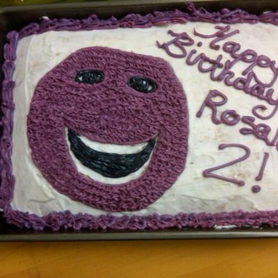 Barney Cake
