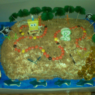 Nathans 3Rd Bday; Spongebob Treasure Island