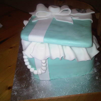 Tiffany Box Cake