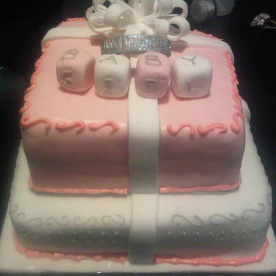 Girl Baby Shower Cake