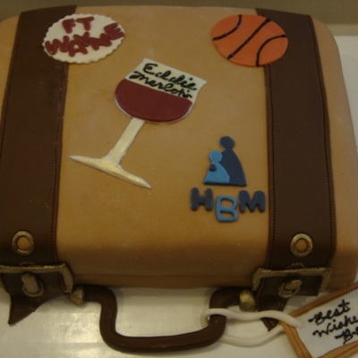 Suitcase Cake