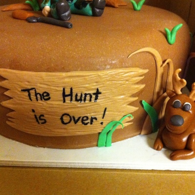 Deer Hunter Groom's Cake