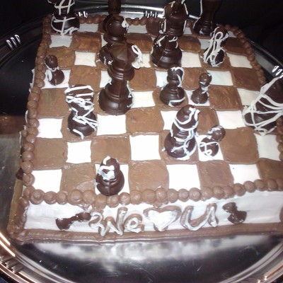 Chess Cake For My Dad