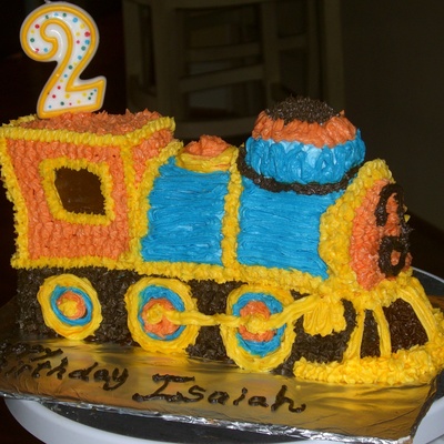 Train Birthday Cake