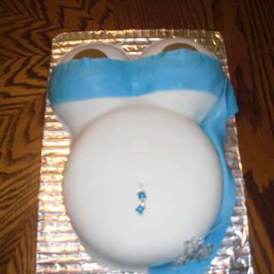 Pregnant Belly Cake
