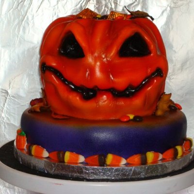 Jack-O-Lantern Cake