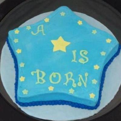 Blue,yellow Star Cake