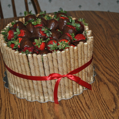 Chocolate Strawberry Cake