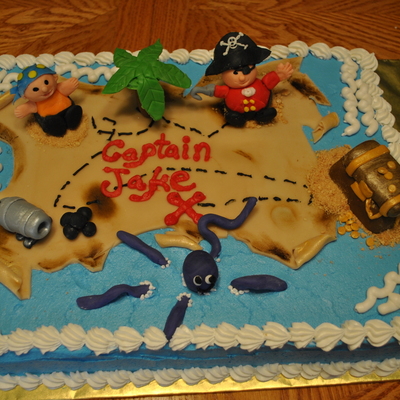 Pirate Birthday Cake