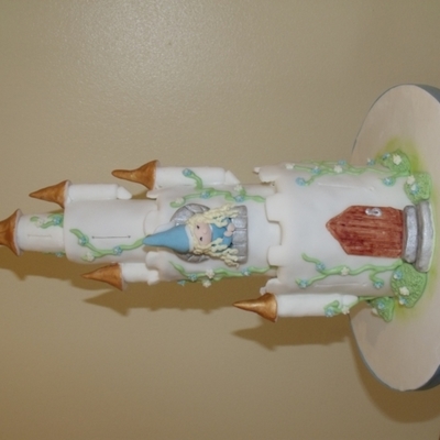 Tall Fairytale Castle With Princess