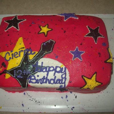 Punk Rock Girly Cake