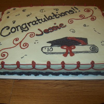 Graduation, Red Black And White