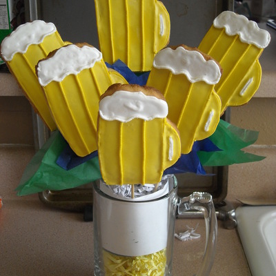 Beer Mug Cookie Bouquet