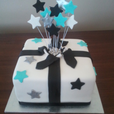Exploding Star Cake