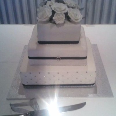 3 Teir Wedding Cake