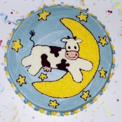 Cow Jumped Over The Moon Cake