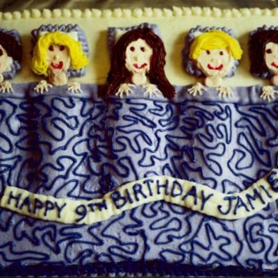 Sleepover Party Cake