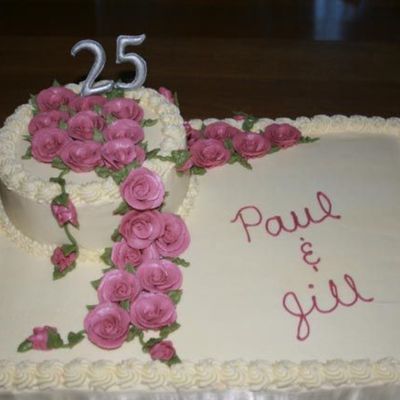 25Th Anniversary Cake