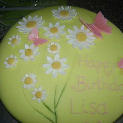 Spring Birthday Cake
