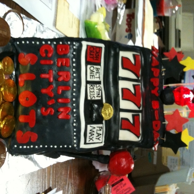 Jackpot Birthday Cake