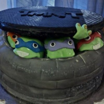 Ninja Turtles Cake