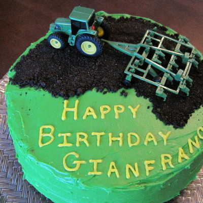 Tractor Birthday Cake