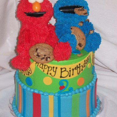Elmo And Cookie Monster