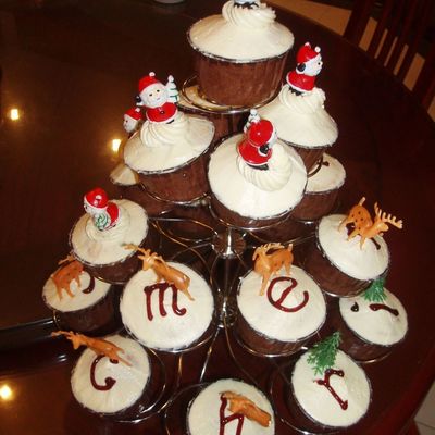 Merry Christmas Cupcakes