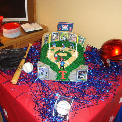 Baseball Birthday Cake